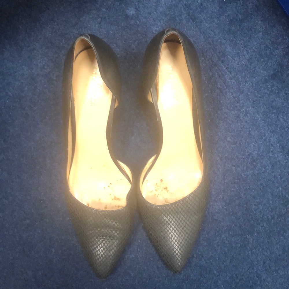Cole haan snake embossed d’orsay pumps